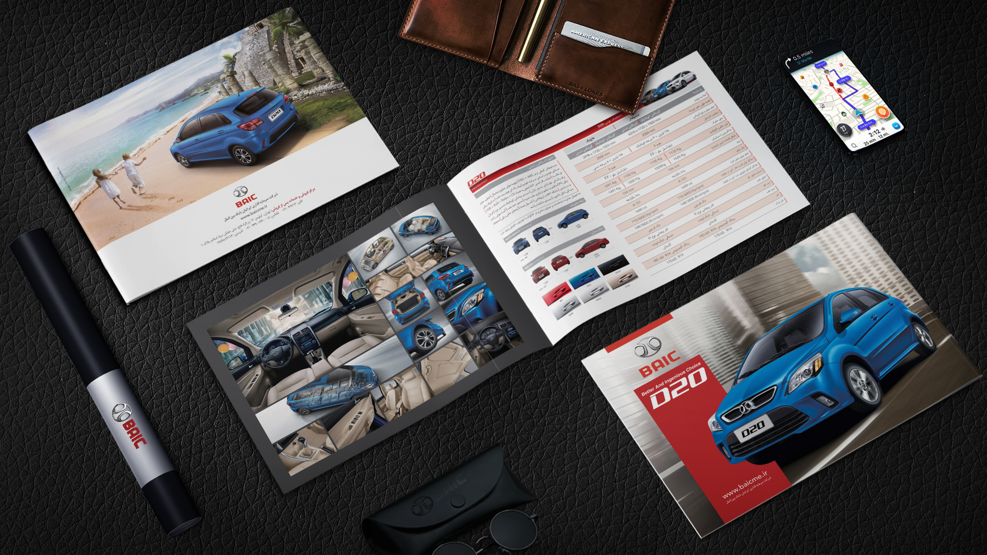 We designed an informative catalogue for the products 