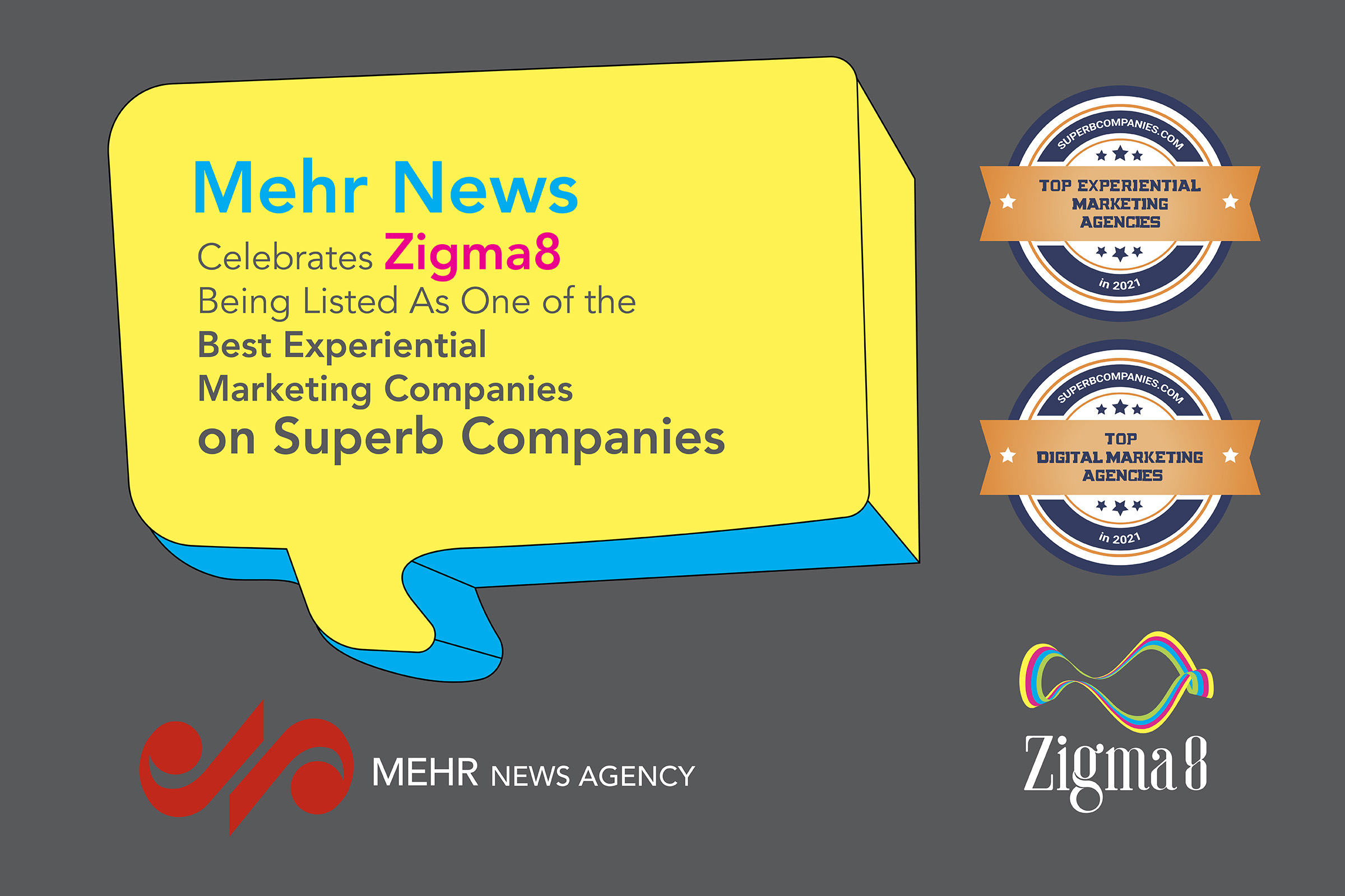 Interestingly, Mehr News Agency, a known media center in Iran, celebrated Zigma8's international recognition with a comprehensive article explaining how it would be to work with an advertising agency in Iran that aced so many projects on an international scale.